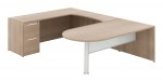 U Shaped Peninsula Desk