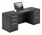 Credenza Desk with Drawers