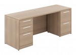 Credenza Desk with Drawers