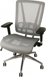 Silver Full Mesh Seat and Mesh Back Chair