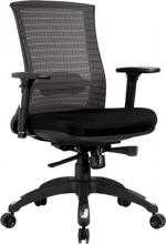 Multi-Adjustable Mesh Back Chair with Lumbar Support and Foam Seat