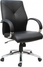 Black Modern Conference Room Chair with Arms