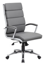 Modern High Back Gray Conference Room Chair