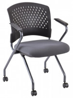 Black Nesting Chair with Arms