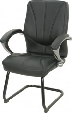 Black Executive Cantilever Guest Chair
