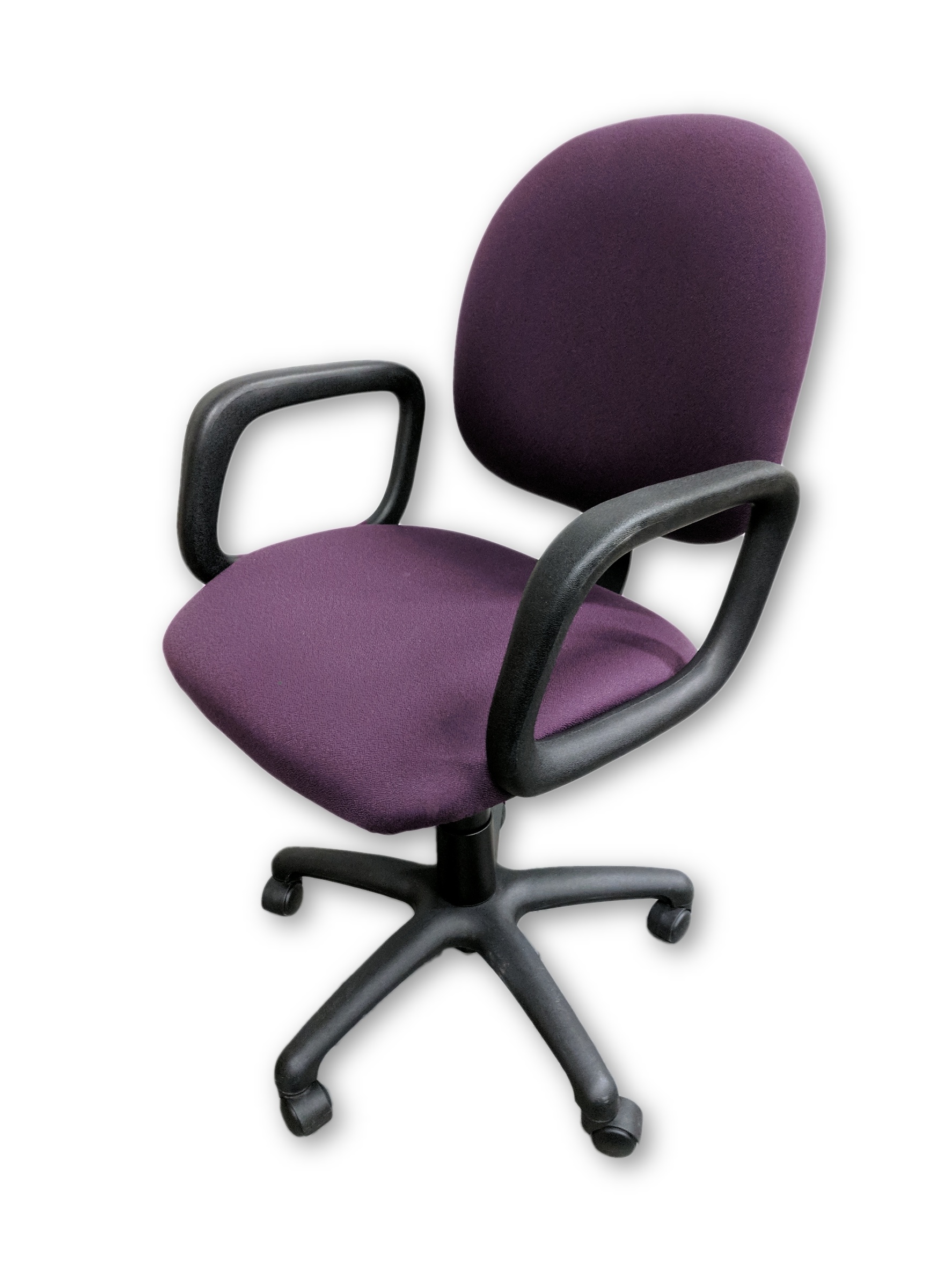 Purple Desk Chair / AveSix Lula Home Office Plush Fabric Chair Purple