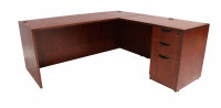 L Shaped Desk with Drawers