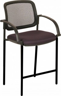 Mesh Counter Height Chair with Arms