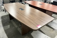 Modern Boat Shaped Conference Table