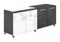 Mobile Credenza Storage Cabinet