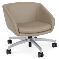 Vinyl Conference Room Swivel Chair