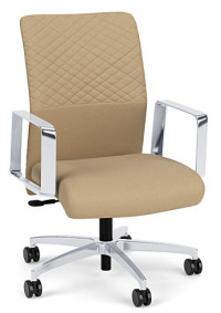 Leather Mid Back Conference Room Chair