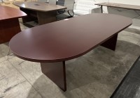 Racetrack Conference Table on Panel Base