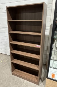 Modern Walnut Bookcase