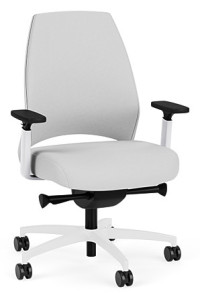 White Leather Office Chair
