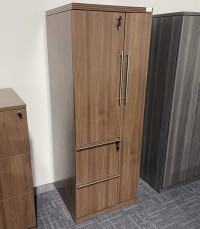 Modern Walnut Storage Tower