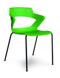 Green Plastic Stacking Office Chair