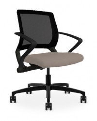 Copper Mesh Back Office Task Chair w/ Taupe Seat