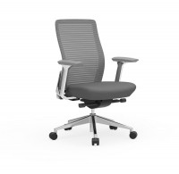 Gray Mesh Back Conference Room Chair