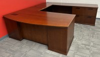 Solid Wood U Shaped Desk