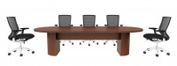 Racetrack Conference Table and Chairs Set