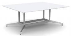 Rectangular Conference Table with Steel Base