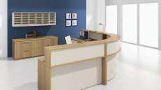 Curved Reception Desk