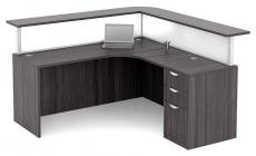 Modern L Shaped Reception Desk