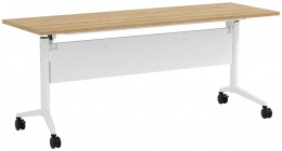 Flip Top Nesting Table with Modesty Panel