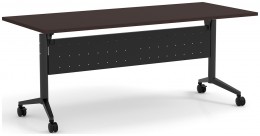 Flip Top Nesting Table with Modesty Panel