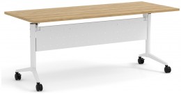 Flip Top Nesting Table with Modesty Panel