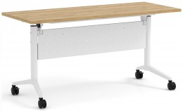 Flip Top Nesting Table with Modesty Panel