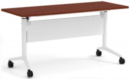 Flip Top Nesting Table with Modesty Panel