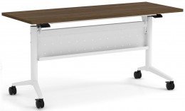 Flip Top Nesting Table with Modesty Panel