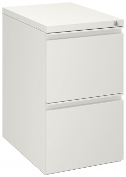 2 Drawer Metal Pedestal