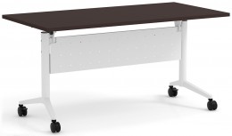 Flip Top Nesting Table with Modesty Panel