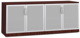 Office Storage Credenza with Glass Doors