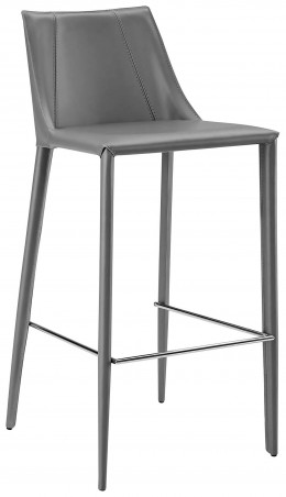 Minimalist Leather Bar Stool
