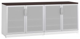 Office Storage Credenza with Glass Doors