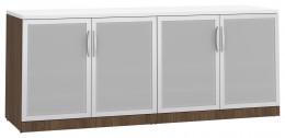 Office Storage Credenza with Glass Doors