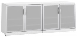 Office Storage Credenza with Glass Doors