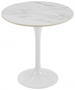 Mid-Century Pedestal Side Table 