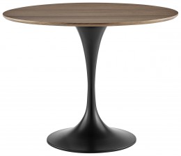 Mid-Century Pedestal Round Table 