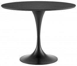 Mid-Century Pedestal Round Table 