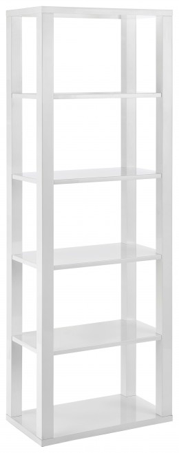 Modern Glossy Shelving - Narrow