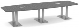Modern Boat Shaped Conference Table