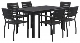 Large Patio Table with Chairs
