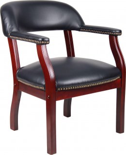 Wood Frame Captains Guest Chair