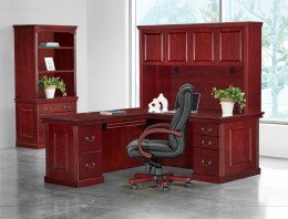 Executive Desk Set with Storage