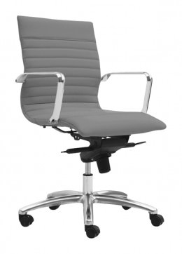 Leather Mid-Back Conference Room Chair - Zetti Series